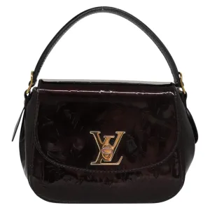 Louis Vuitton Pasadena Patent Leather Handbag (Pre-Owned)