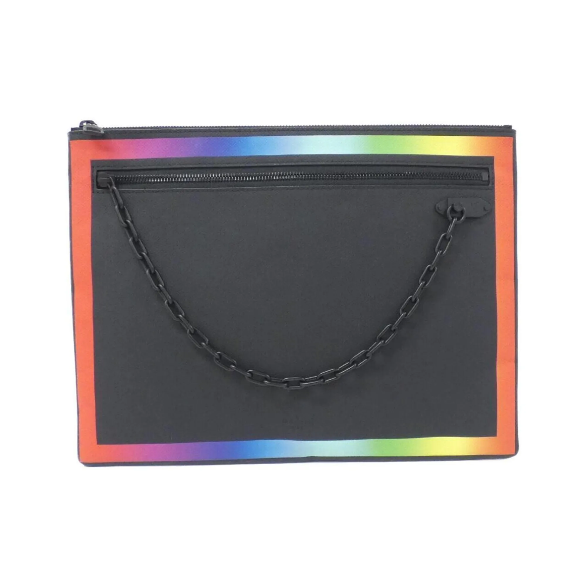 Louis Vuitton Pochette A4 Leather Clutch Bag (Pre-Owned)
