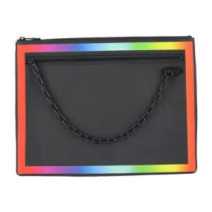 Louis Vuitton Pochette A4 Leather Clutch Bag (Pre-Owned)