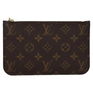 Louis Vuitton Pochette Accessoire Canvas Clutch Bag (Pre-Owned)