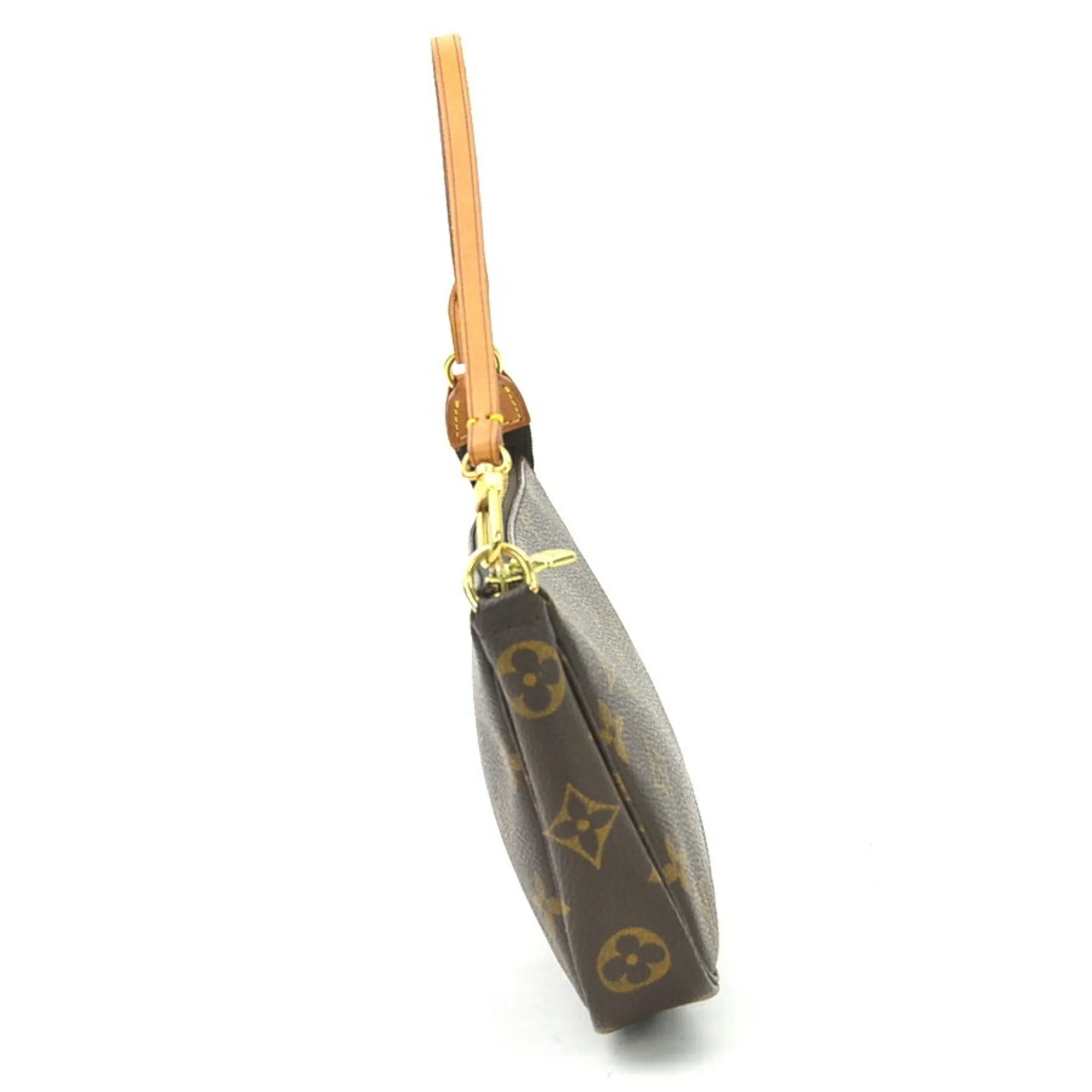 Louis Vuitton Pochette Accessoire Canvas Clutch Bag (Pre-Owned)