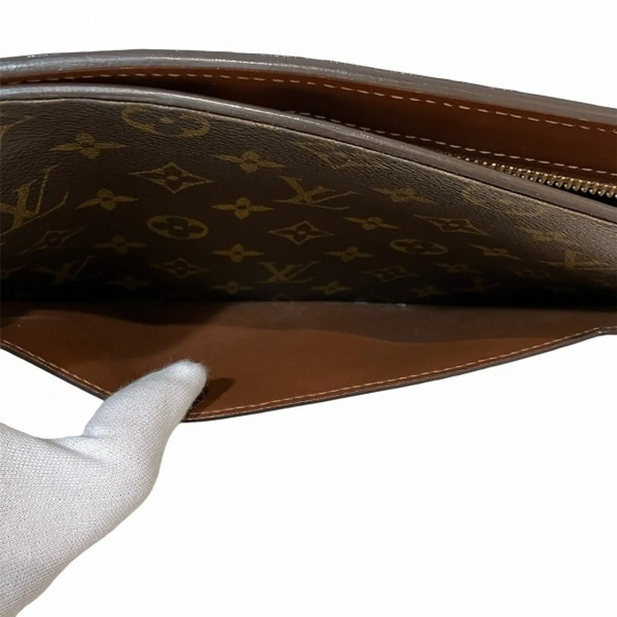 Louis Vuitton Pochette Homme Canvas Clutch Bag (Pre-Owned)