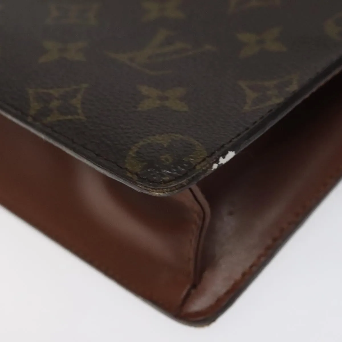 Louis Vuitton Pochette Homme Canvas Clutch Bag (Pre-Owned)