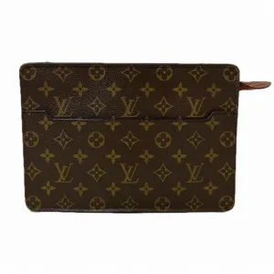 Louis Vuitton Pochette Homme Canvas Clutch Bag (Pre-Owned)