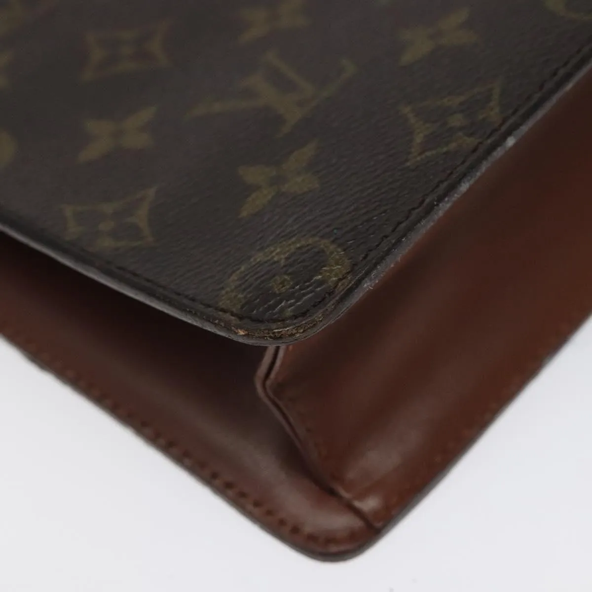 Louis Vuitton Pochette Homme Canvas Clutch Bag (Pre-Owned)
