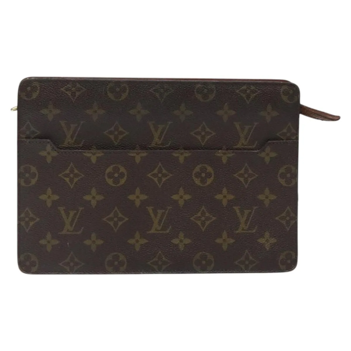 Louis Vuitton Pochette Homme Canvas Clutch Bag (Pre-Owned)