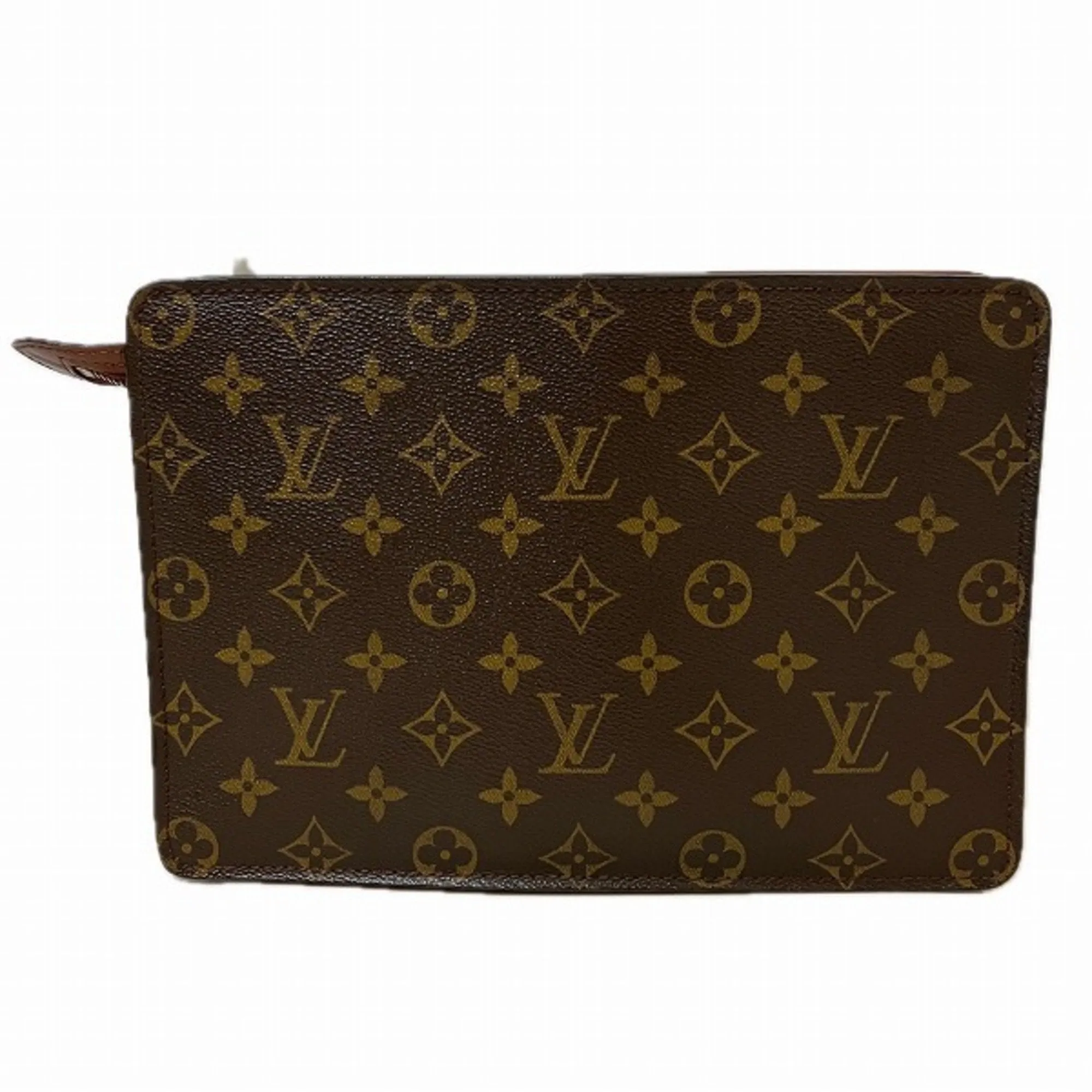 Louis Vuitton Pochette Homme Canvas Clutch Bag (Pre-Owned)