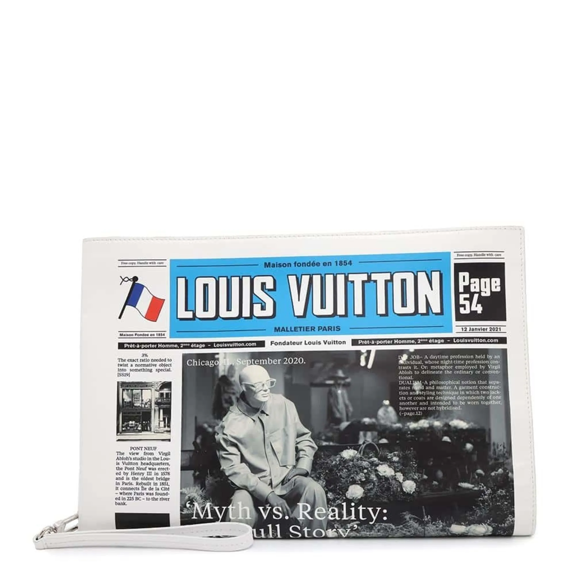 Louis Vuitton Pochette Leather Clutch Bag (Pre-Owned)