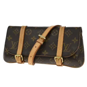 Louis Vuitton Pochette Marelle Canvas Clutch Bag (Pre-Owned)