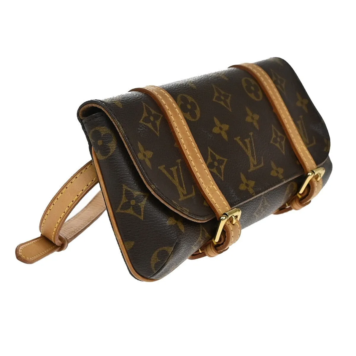 Louis Vuitton Pochette Marelle Canvas Clutch Bag (Pre-Owned)