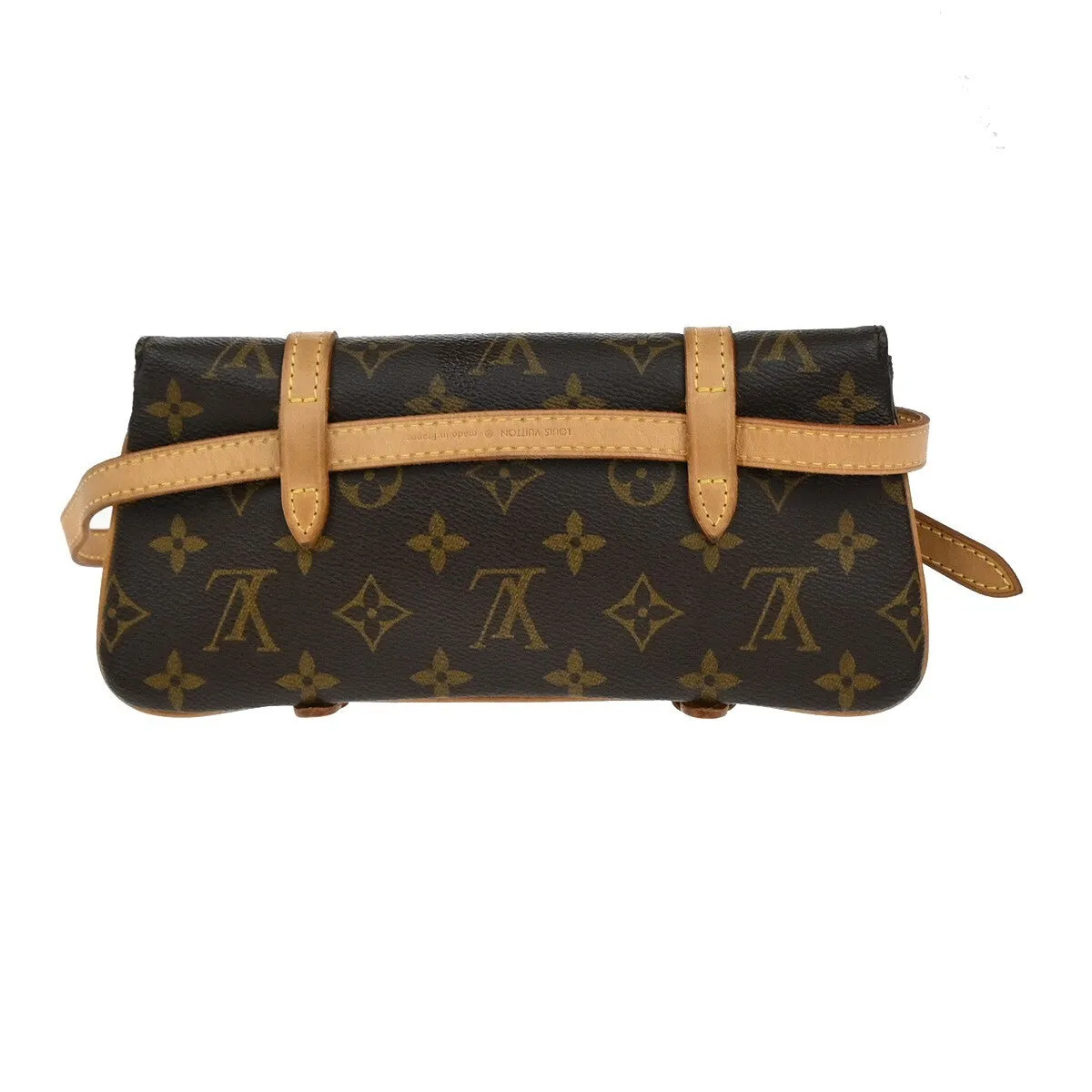 Louis Vuitton Pochette Marelle Canvas Clutch Bag (Pre-Owned)