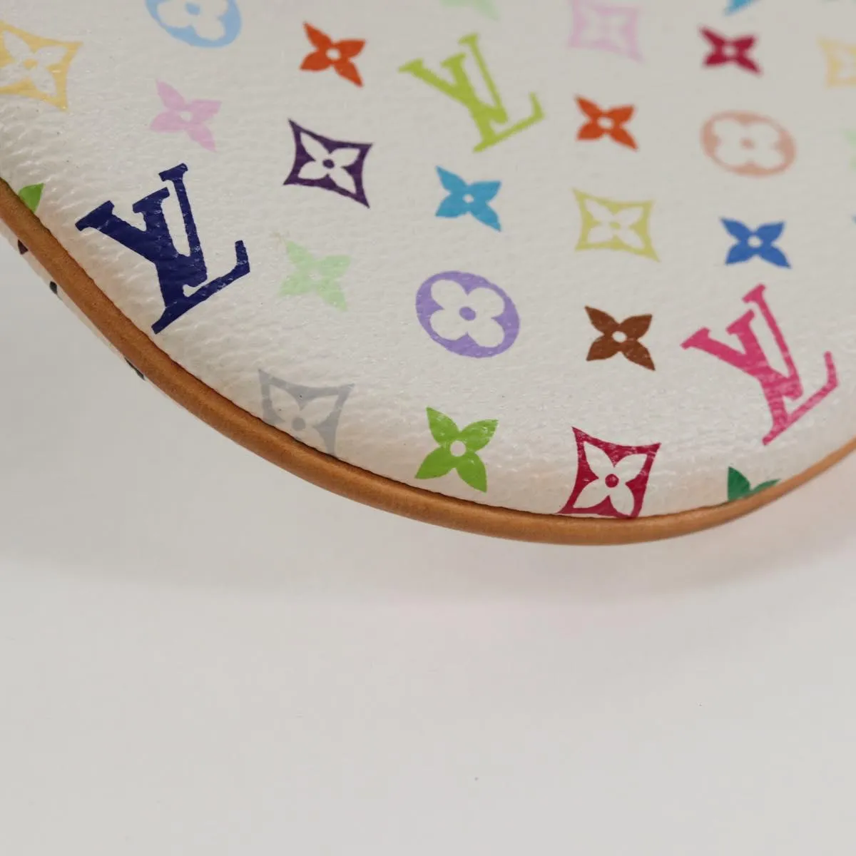 Louis Vuitton Pochette Plat Canvas Clutch Bag (Pre-Owned)