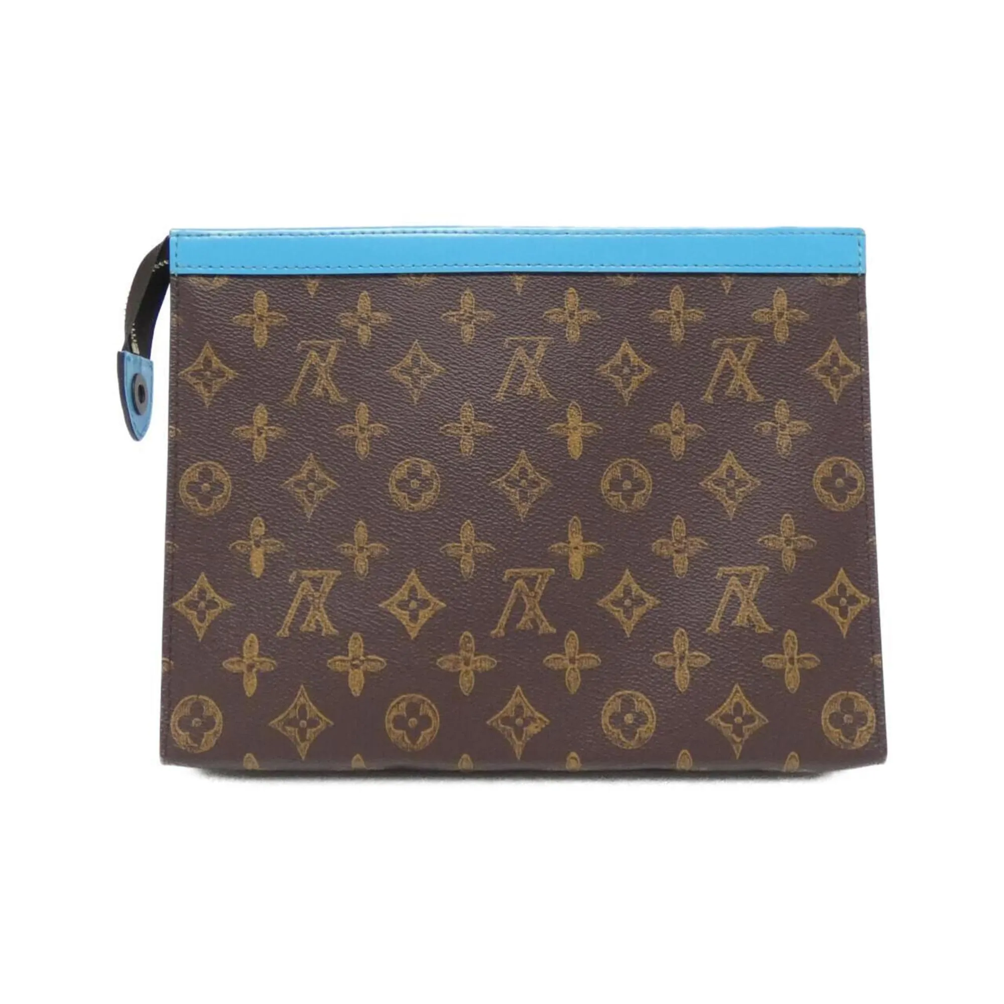 Louis Vuitton Pochette Voyage Canvas Clutch Bag (Pre-Owned)