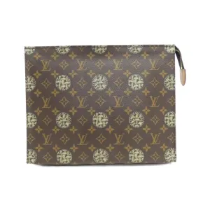 Louis Vuitton Pochette Voyage Canvas Clutch Bag (Pre-Owned)