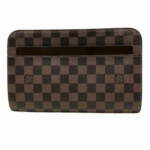 Louis Vuitton Saint Louis Canvas Clutch Bag (Pre-Owned)