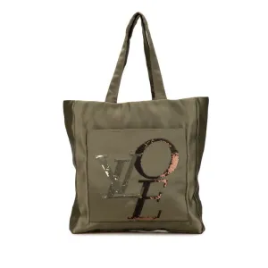 Louis Vuitton  Satin Handbag Tote Bag (Pre-Owned)