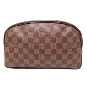 Louis Vuitton Trousse De Toilette 25 Canvas Clutch Bag (Pre-Owned)