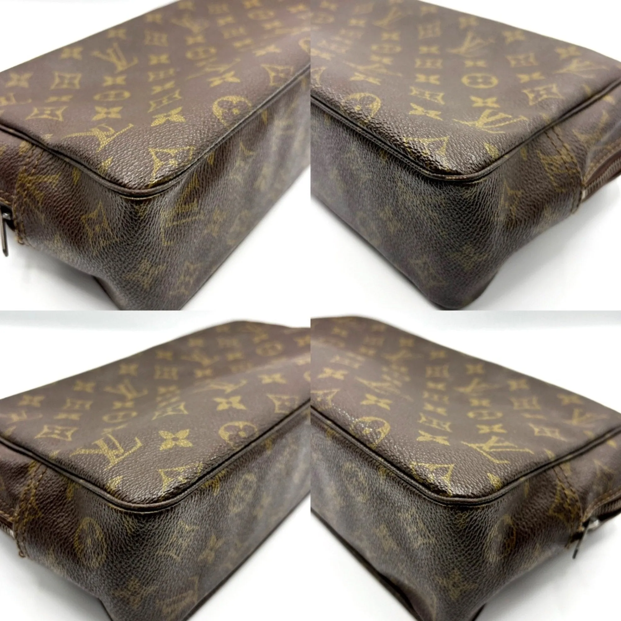 Louis Vuitton Trousse De Toilette Canvas Clutch Bag (Pre-Owned)