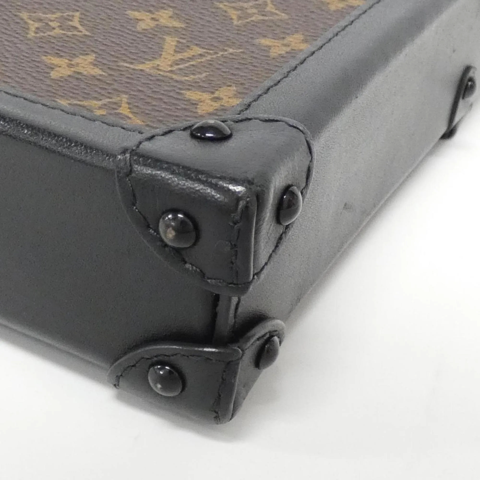 Louis Vuitton Trunk Canvas Clutch Bag (Pre-Owned)