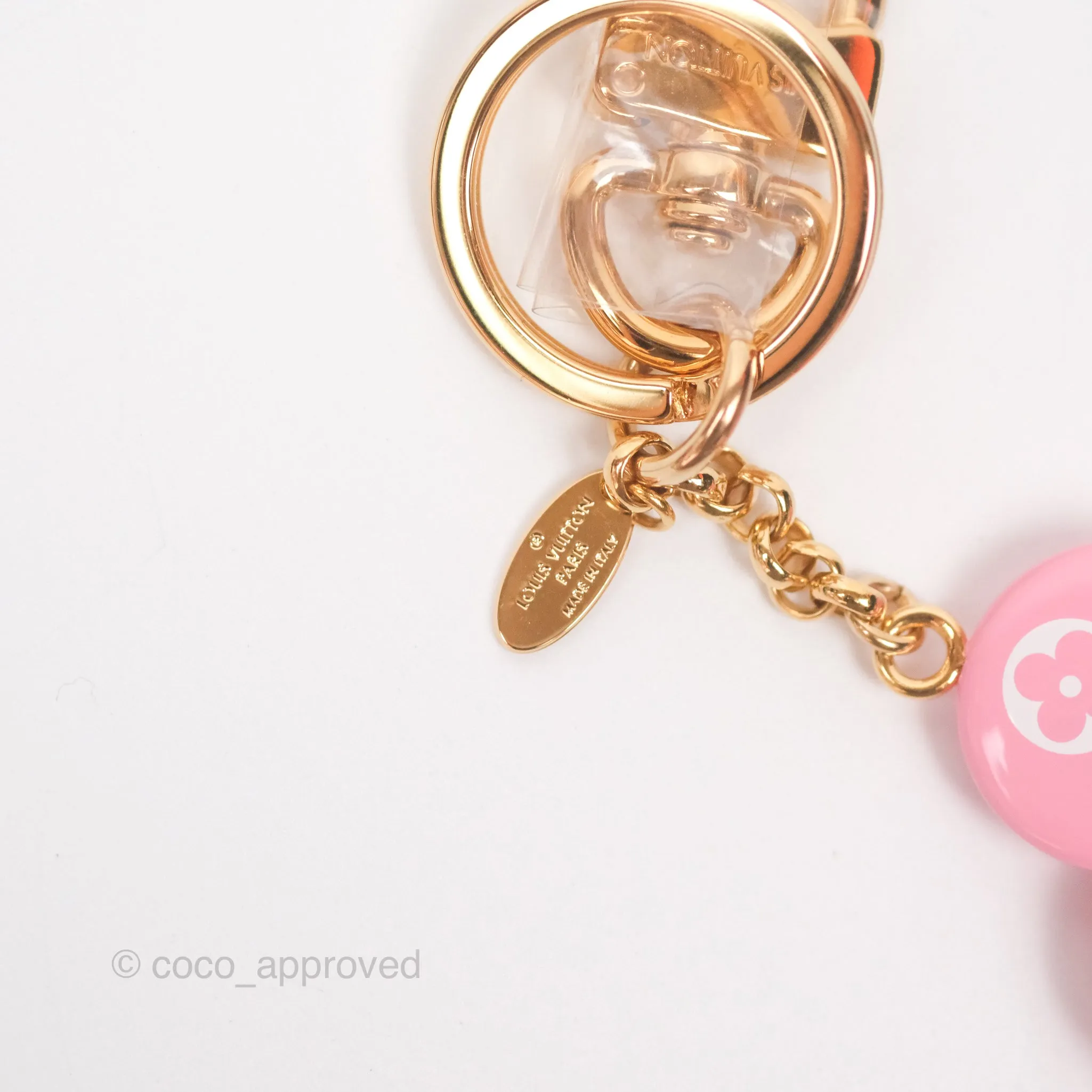 Louis Vuitton Vivienne Bag Charm Pink Monogram