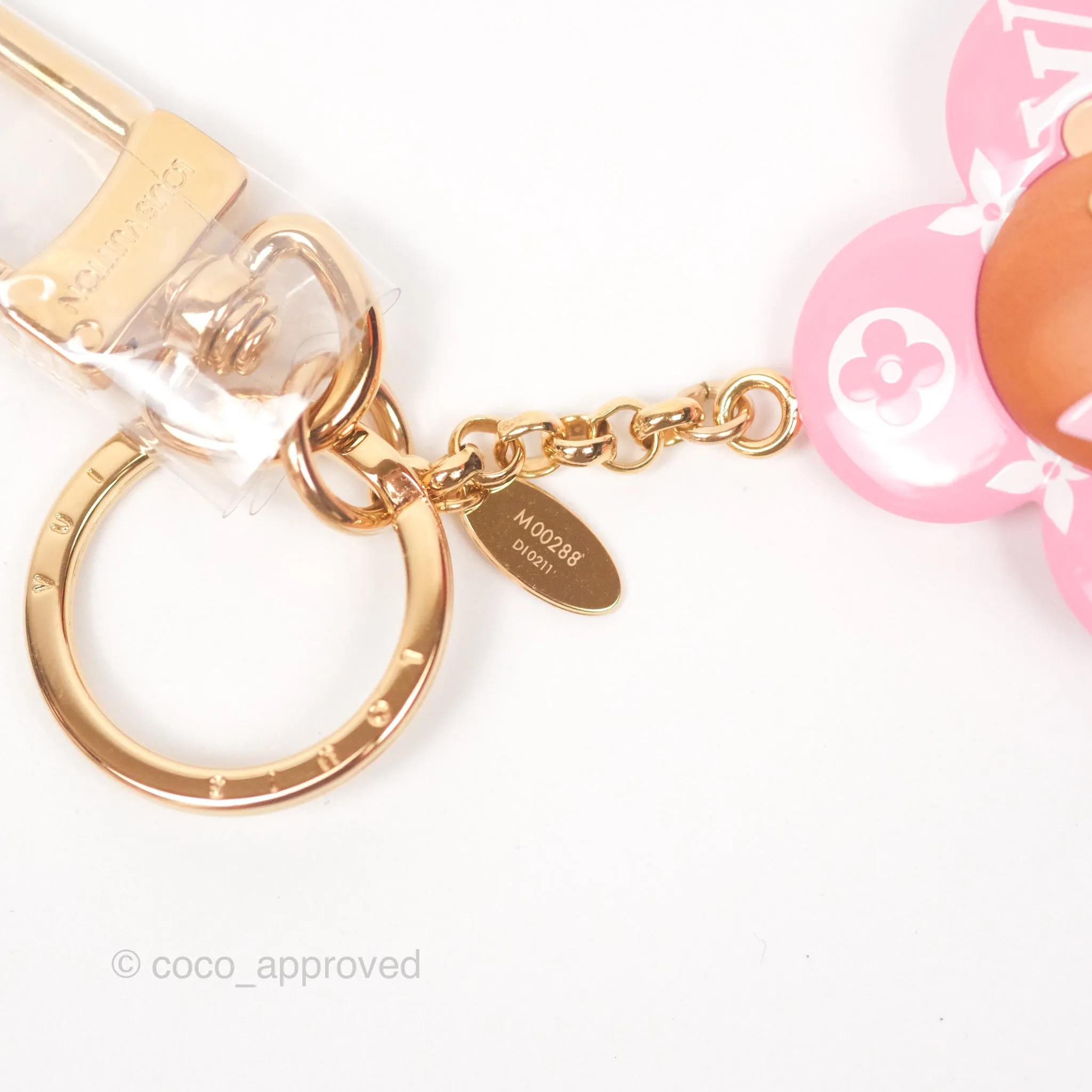 Louis Vuitton Vivienne Bag Charm Pink Monogram