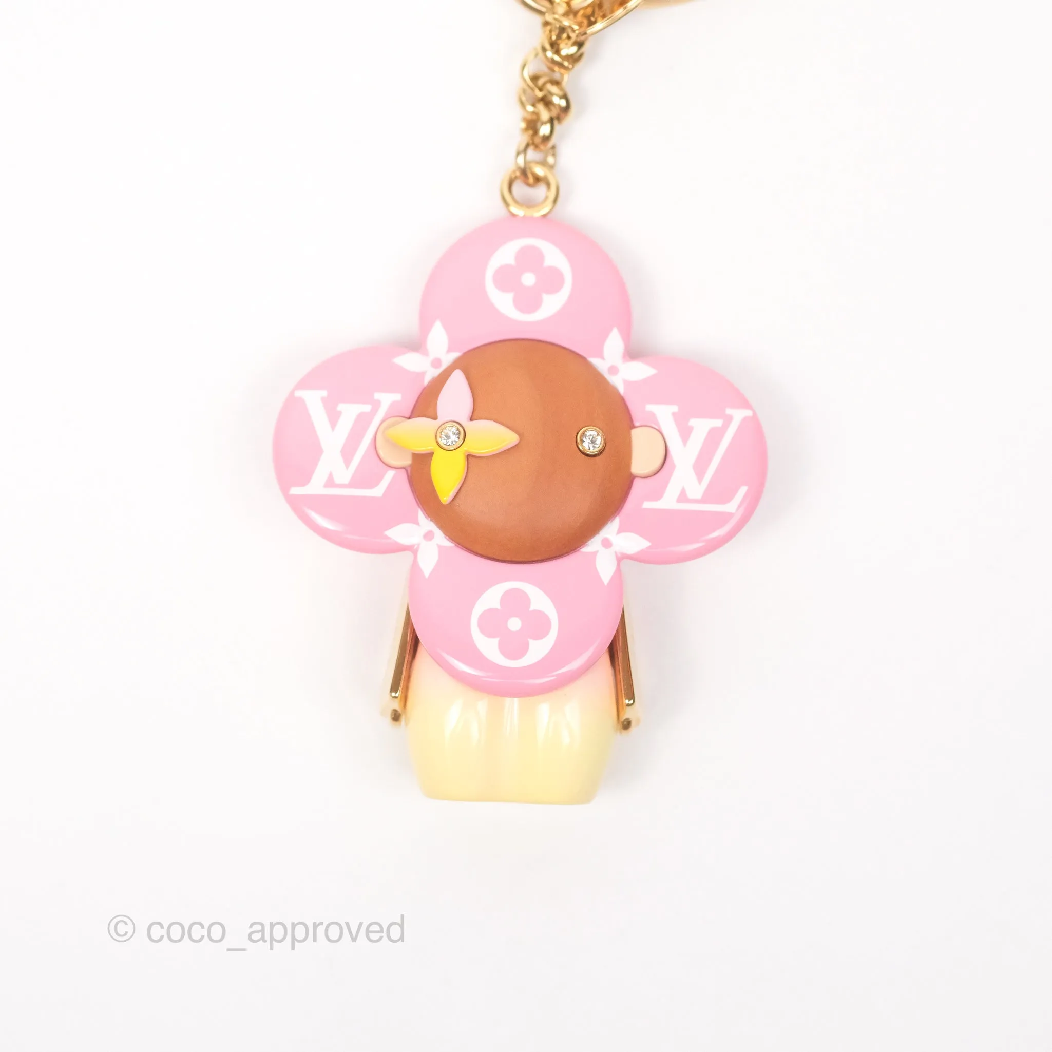 Louis Vuitton Vivienne Bag Charm Pink Monogram