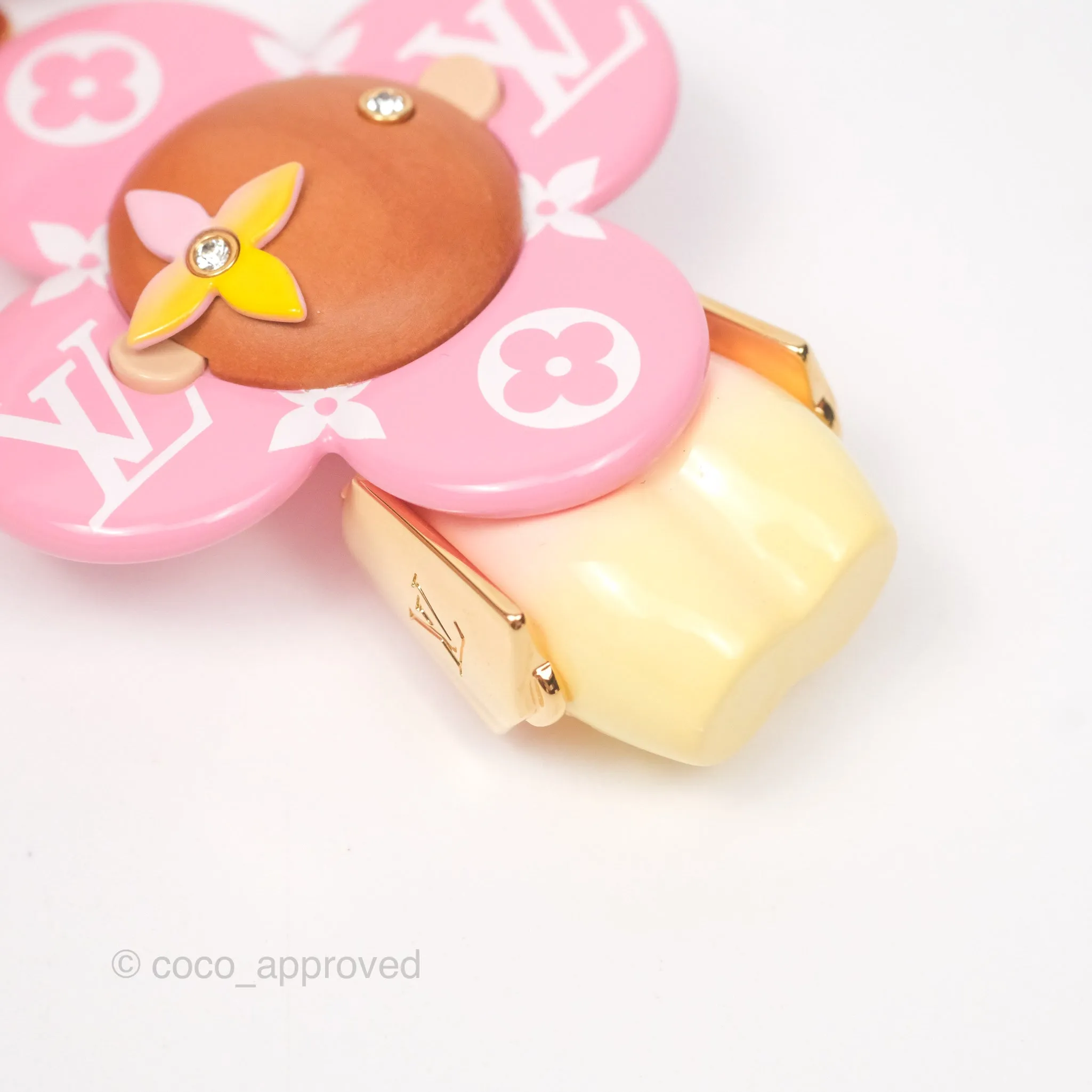Louis Vuitton Vivienne Bag Charm Pink Monogram