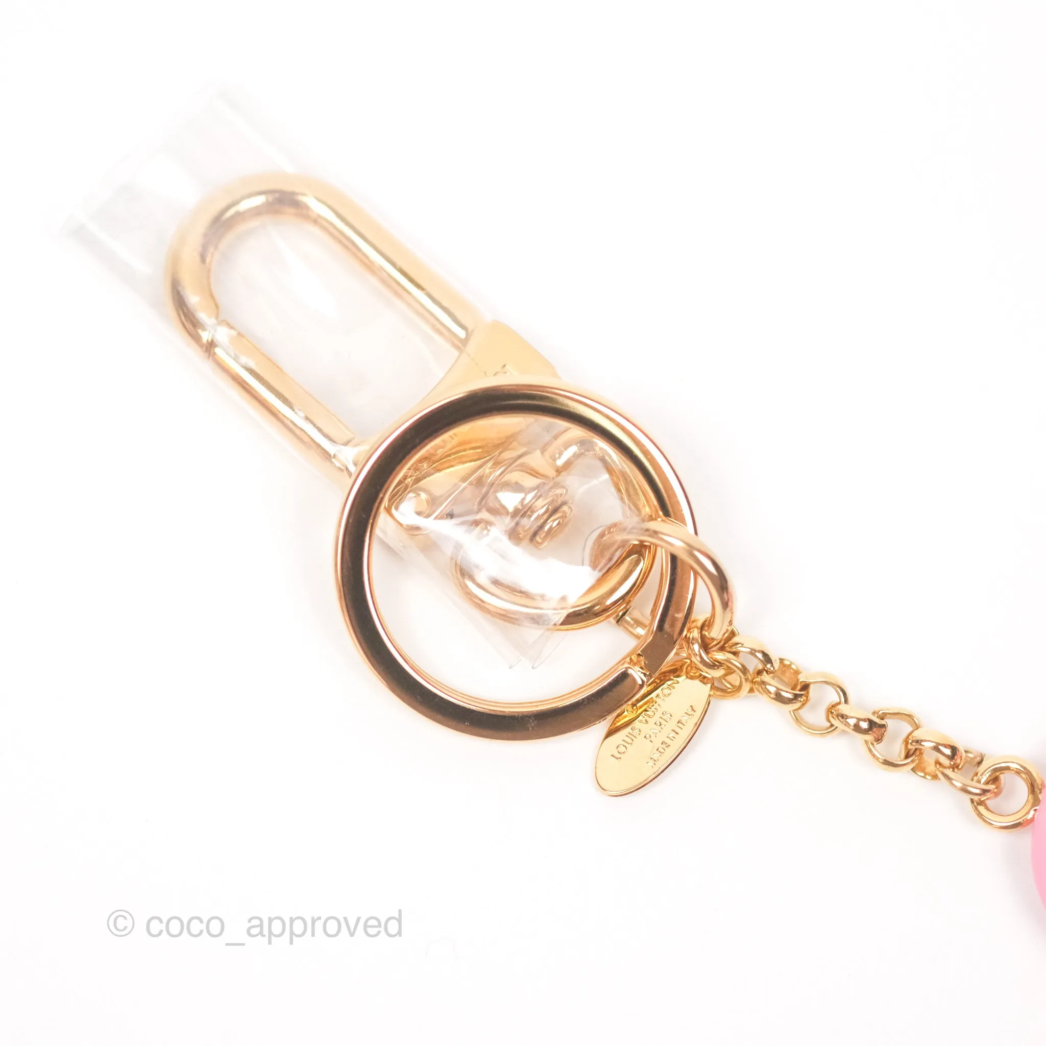 Louis Vuitton Vivienne Bag Charm Pink Monogram