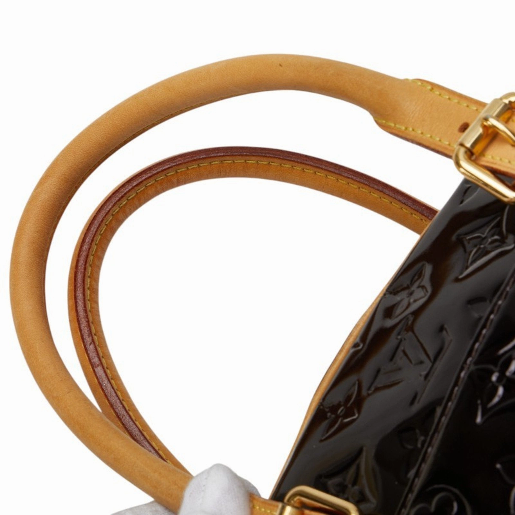 Louis Vuitton Amarante Patent Leather Handbag (Pre-Owned)