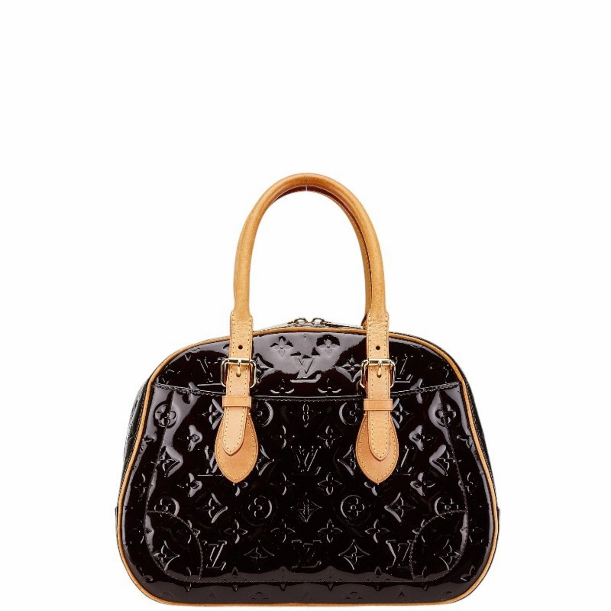 Louis Vuitton Amarante Patent Leather Handbag (Pre-Owned)