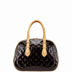 Louis Vuitton Amarante Patent Leather Handbag (Pre-Owned)