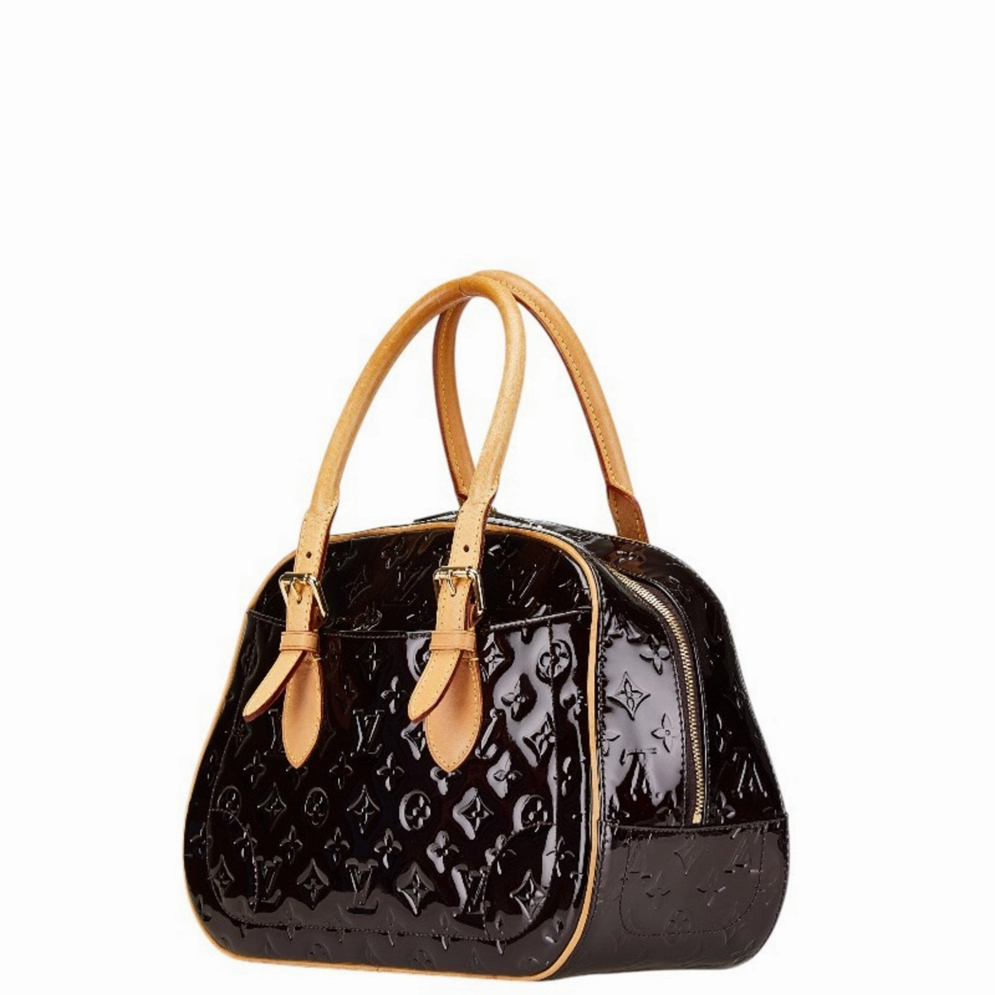 Louis Vuitton Amarante Patent Leather Handbag (Pre-Owned)