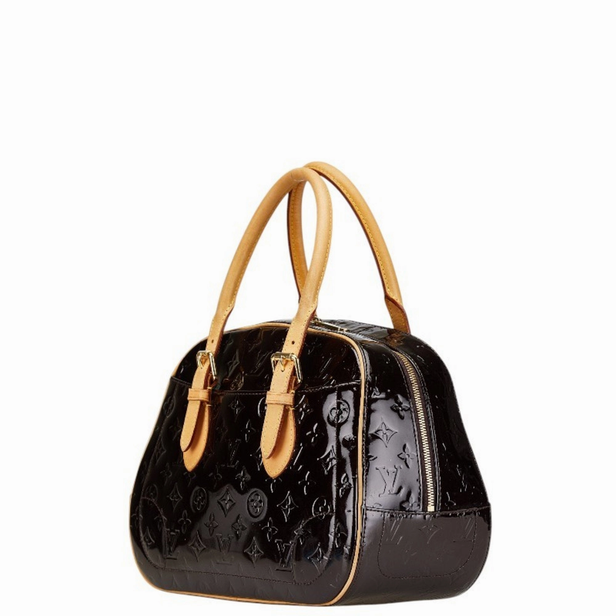 Louis Vuitton Amarante Patent Leather Handbag (Pre-Owned)