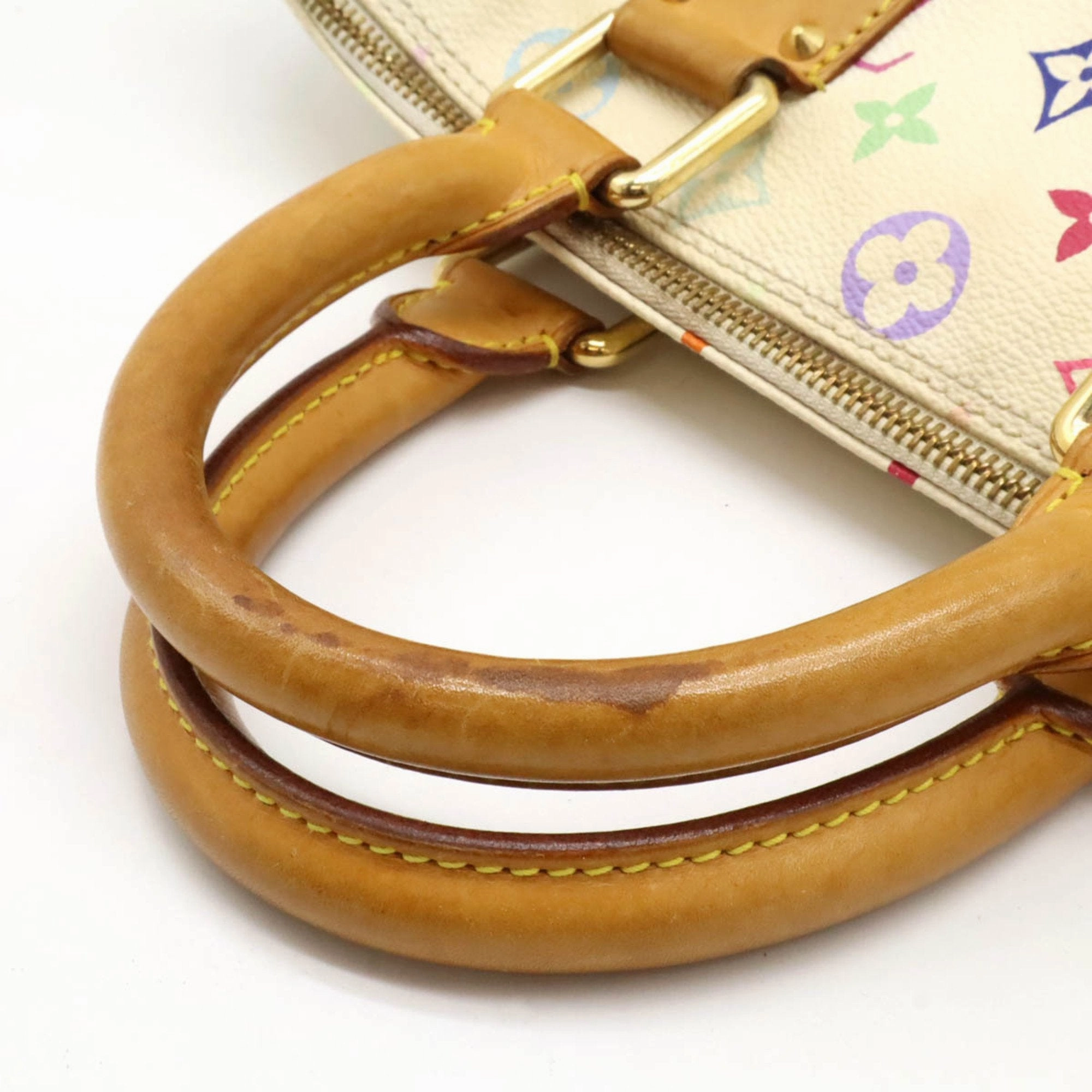 Louis Vuitton Blanc  Monogram colore Handbag (Pre-Owned)