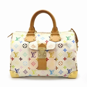 Louis Vuitton Blanc  Monogram colore Handbag (Pre-Owned)