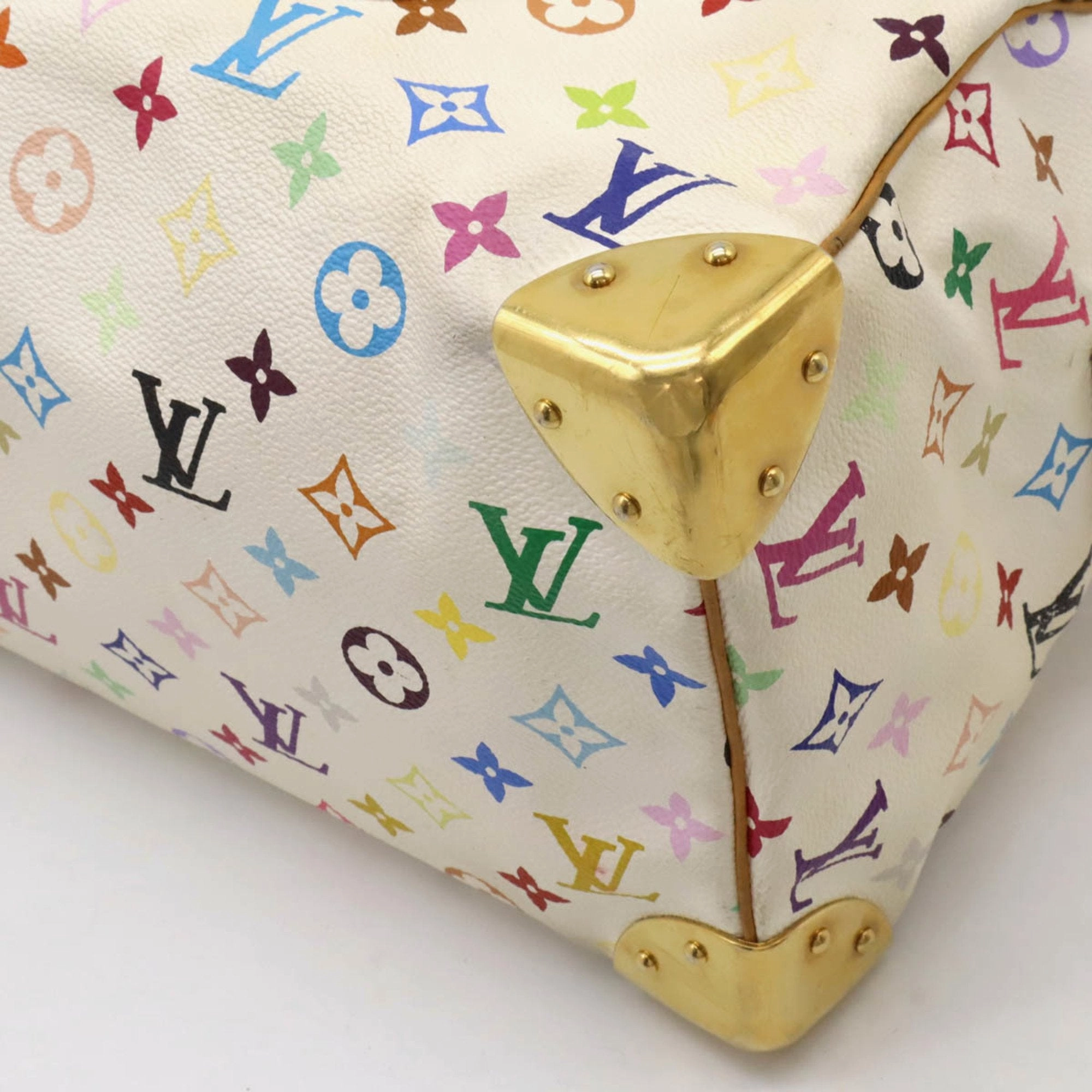 Louis Vuitton Blanc  Monogram colore Handbag (Pre-Owned)