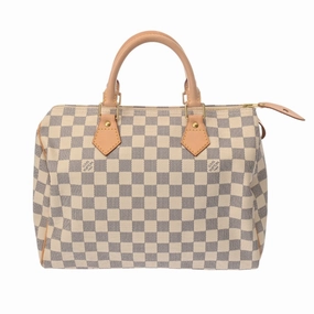 Louis Vuitton  Damier Azur Canvas Handbag (Pre-Owned)