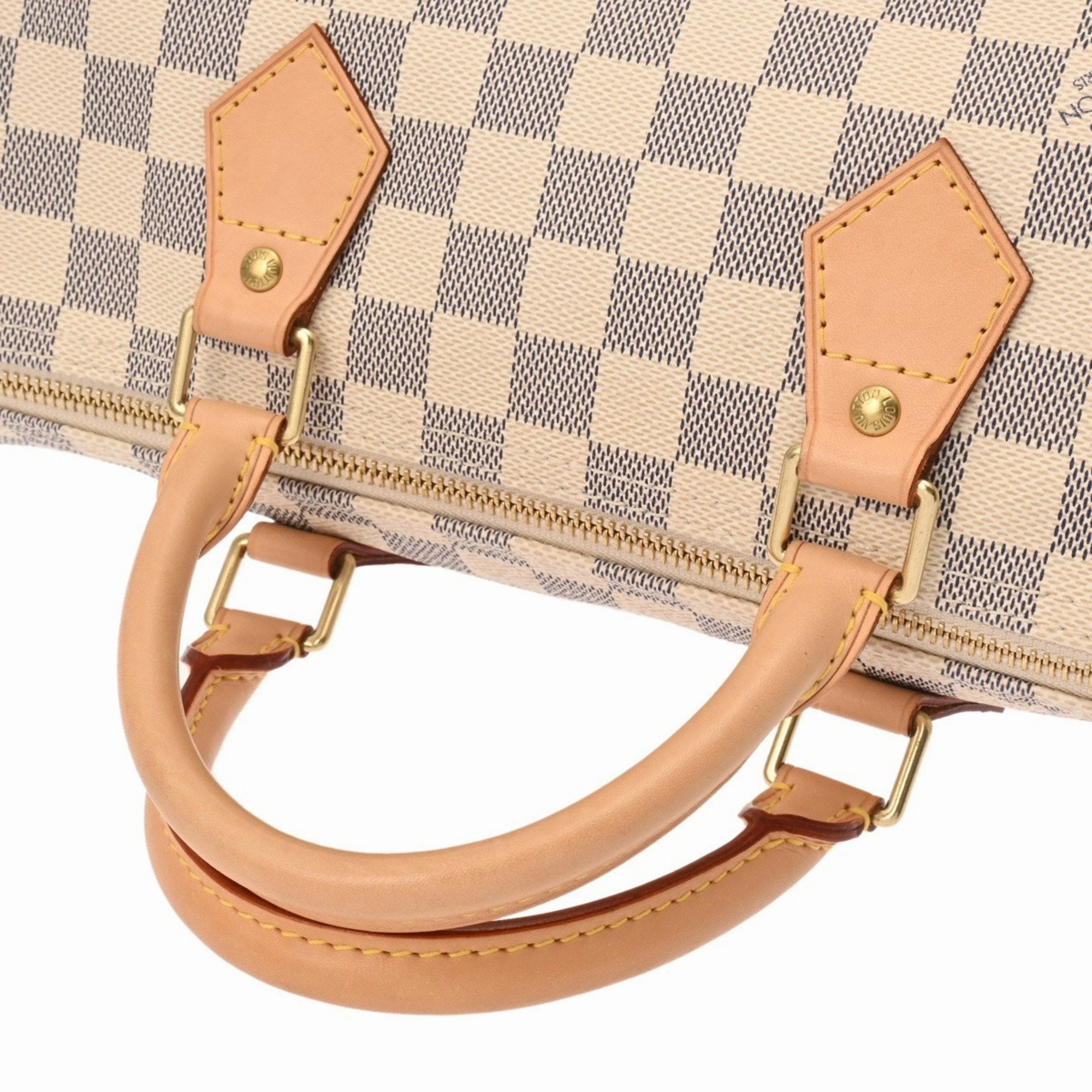 Louis Vuitton  Damier Azur Canvas Handbag (Pre-Owned)