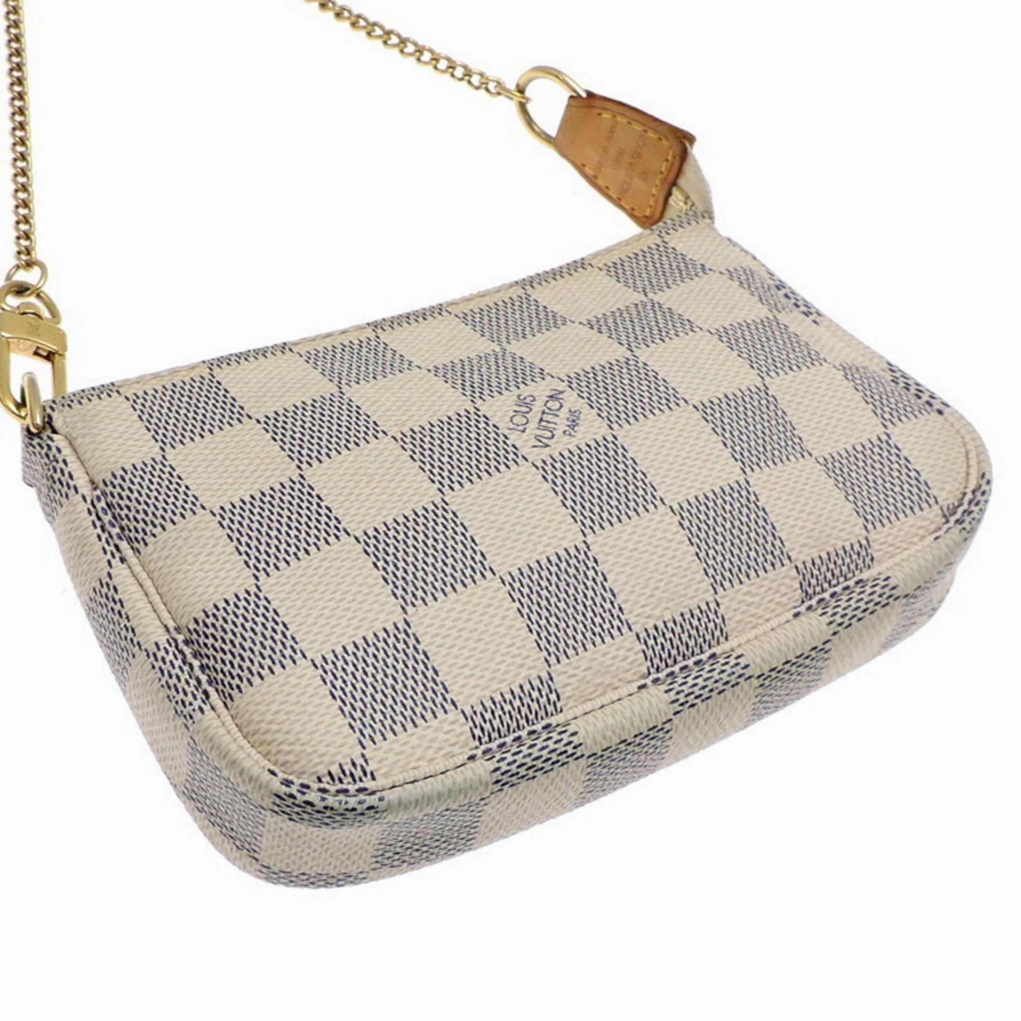 Louis Vuitton Damier Azur Pochette Pouch (Pre-Owned)