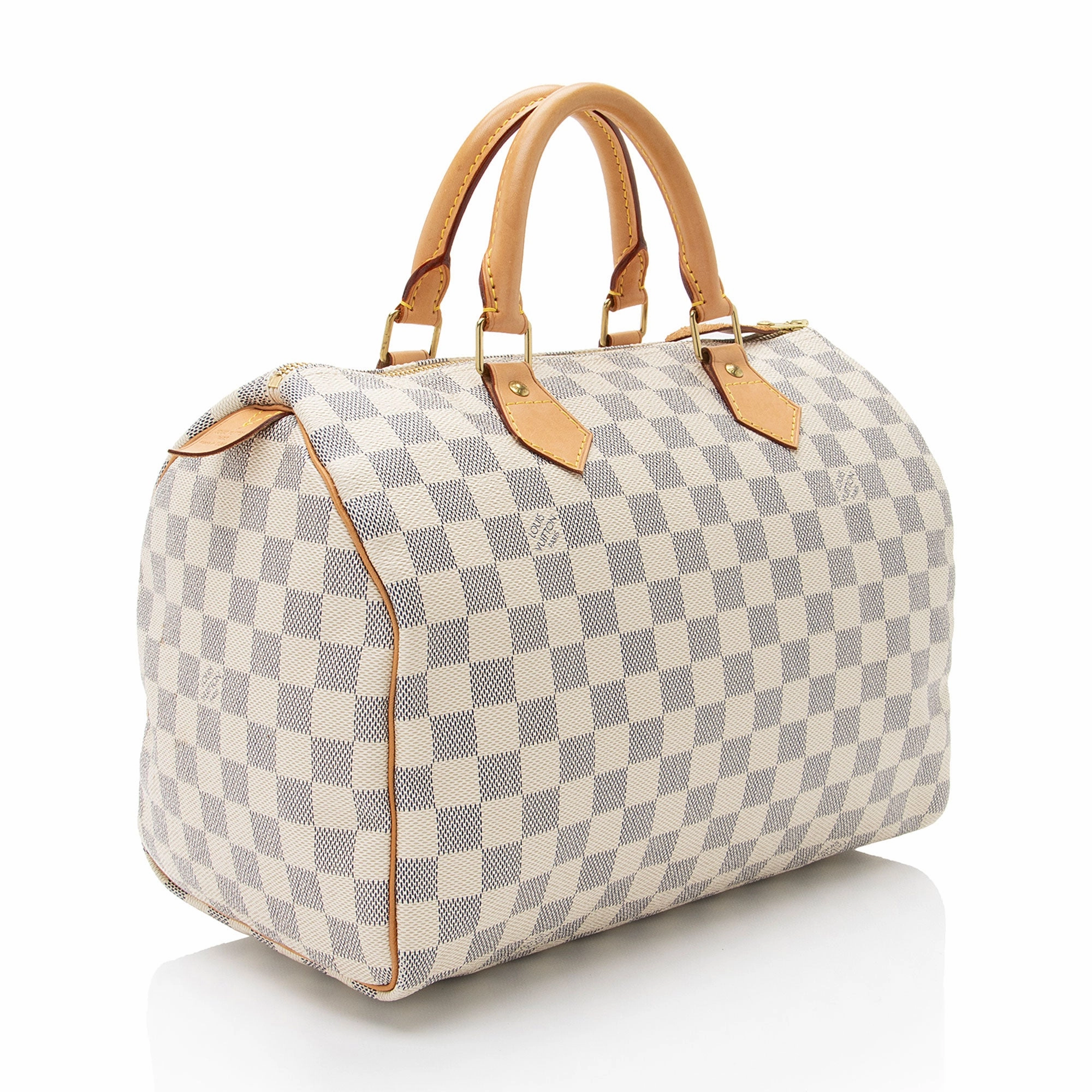 Louis Vuitton Damier Azur Speedy 30 Satchel