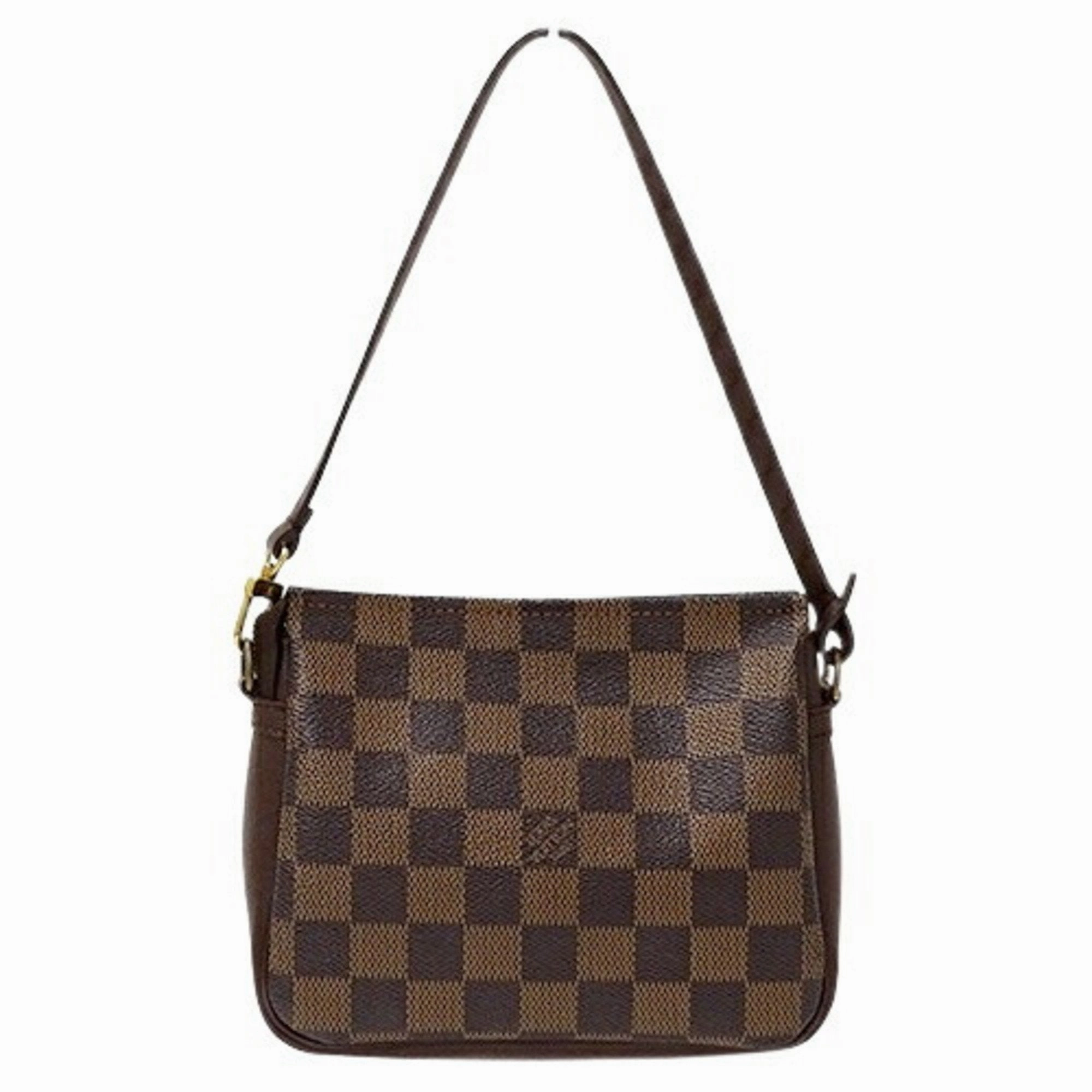 Louis Vuitton Damier Canvas Ebene Damier Canvas Handbag Pouch (Pre-Owned)