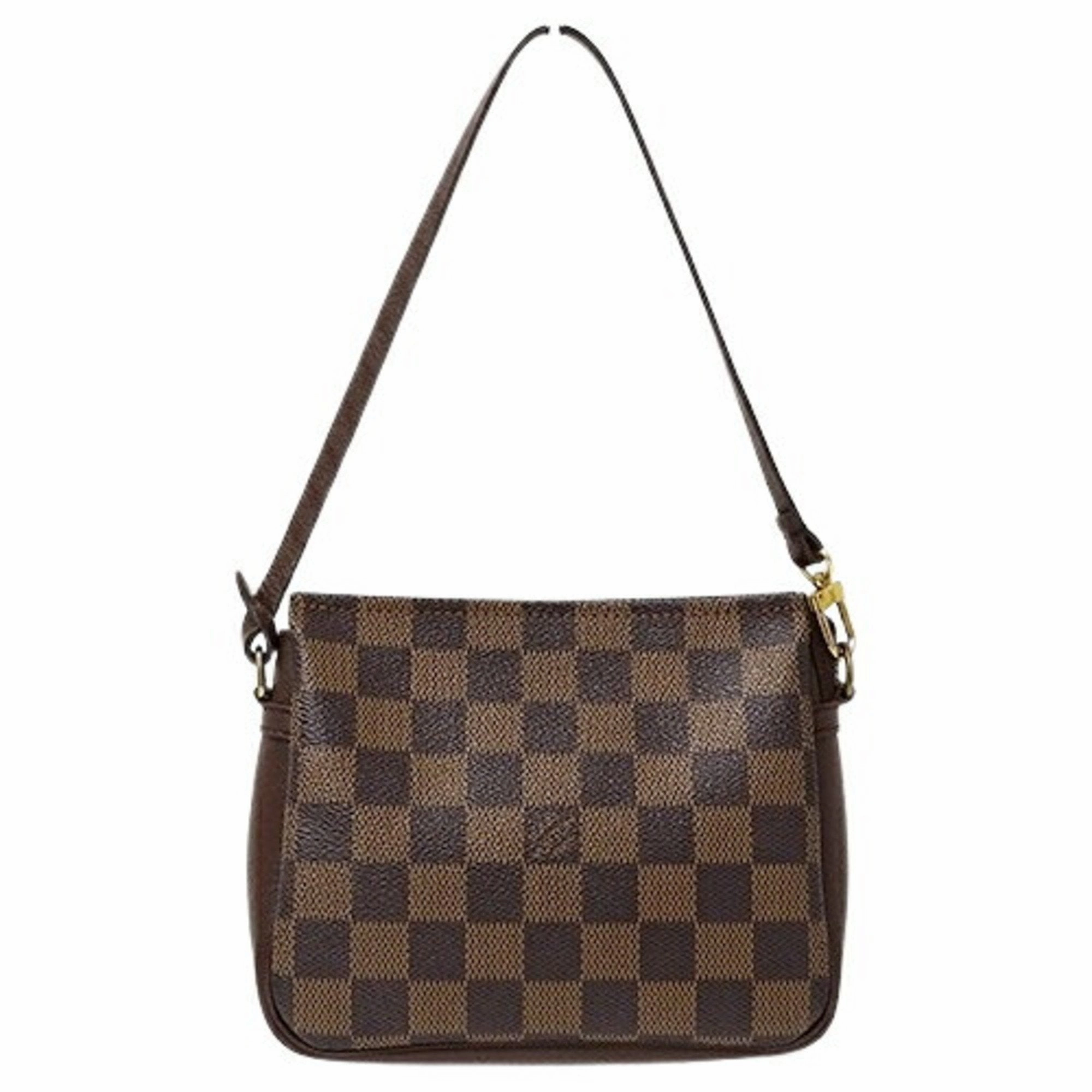Louis Vuitton Damier Canvas Ebene Damier Canvas Handbag Pouch (Pre-Owned)