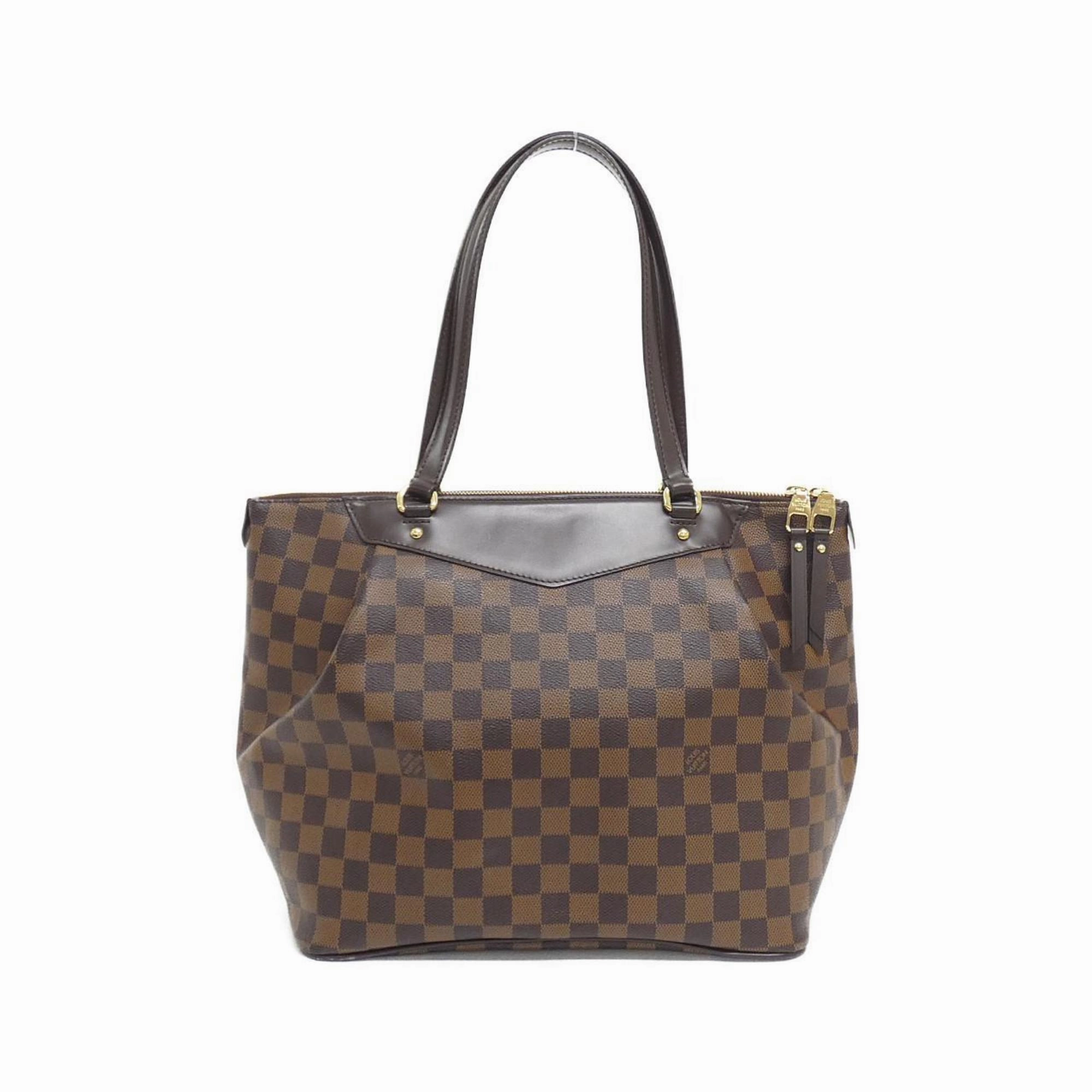 Louis Vuitton Damier Damier Canvas Ebene Damier Canvas Handbag (Pre-Owned)