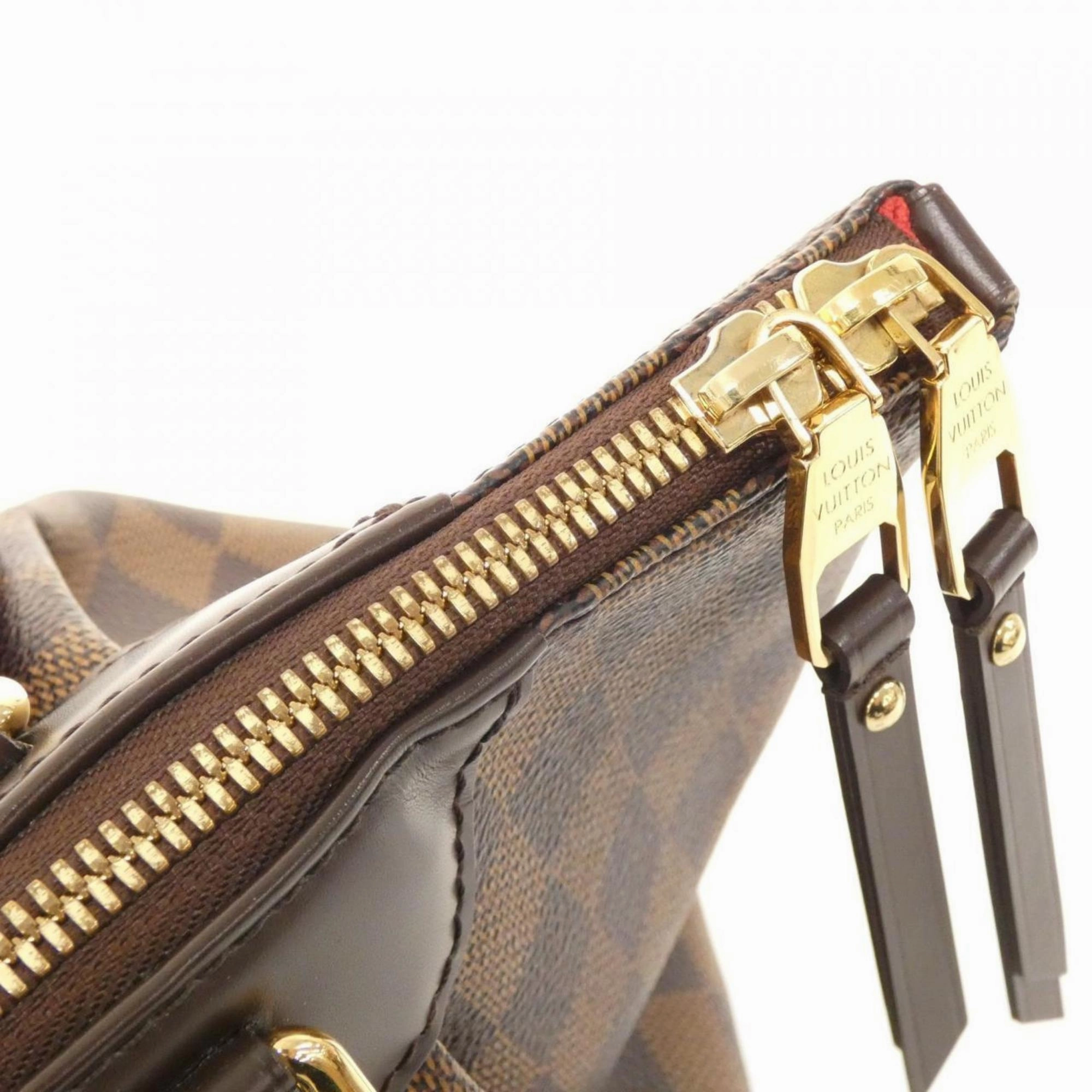 Louis Vuitton Damier Damier Canvas Ebene Damier Canvas Handbag (Pre-Owned)