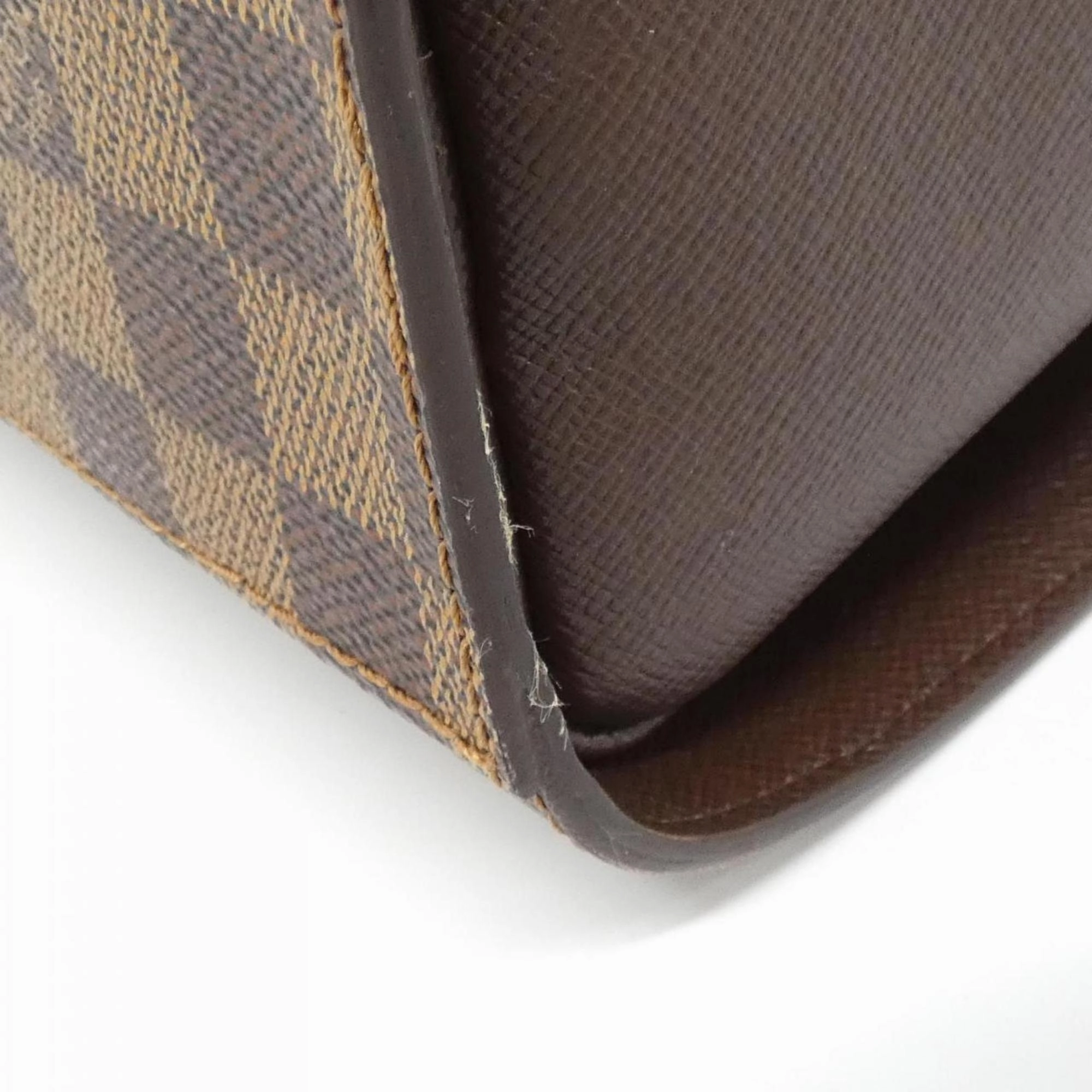 Louis Vuitton Damier Damier Canvas Ebene Damier Canvas Handbag (Pre-Owned)