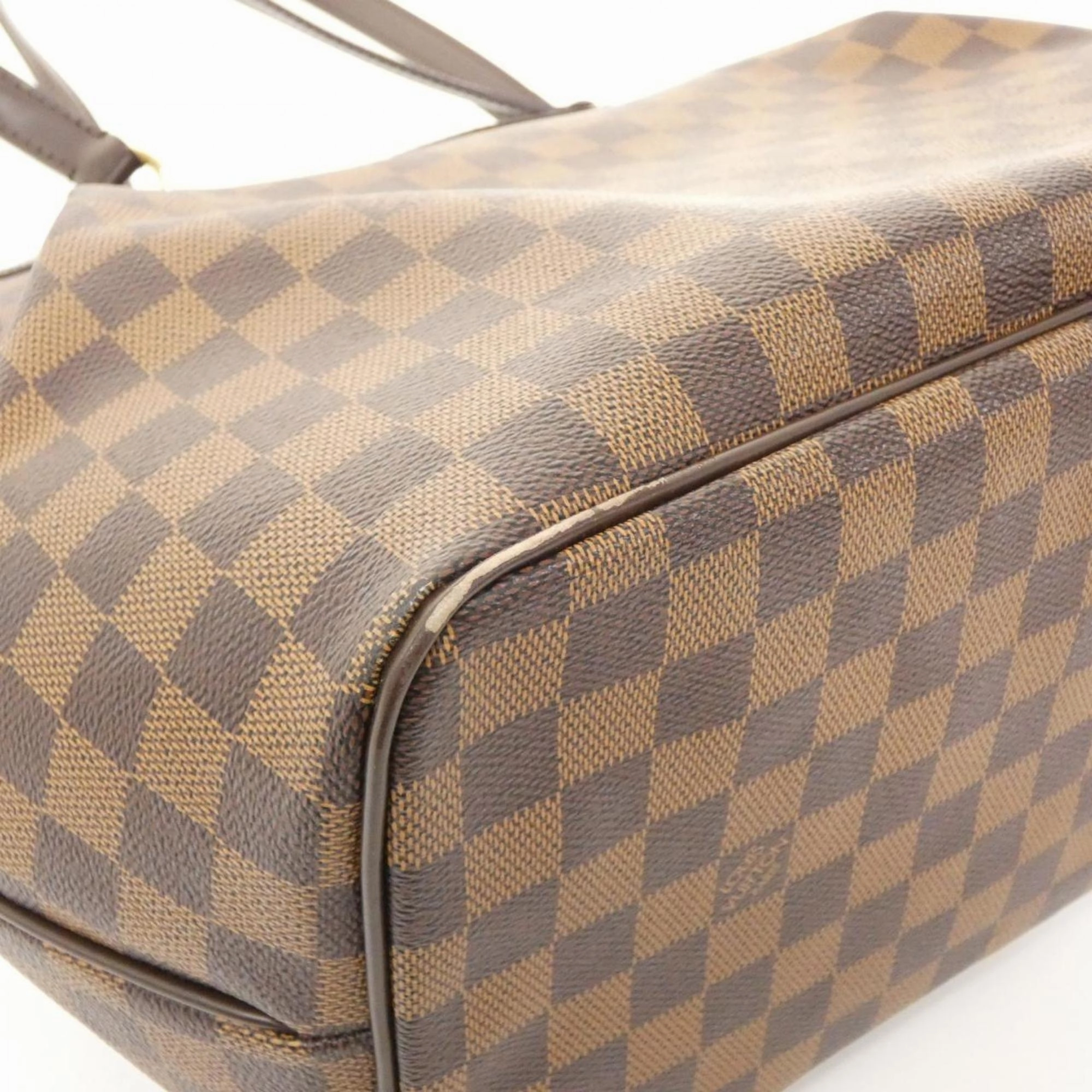 Louis Vuitton Damier Damier Canvas Ebene Damier Canvas Handbag (Pre-Owned)