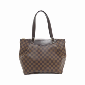 Louis Vuitton Damier Damier Canvas Ebene Damier Canvas Handbag (Pre-Owned)