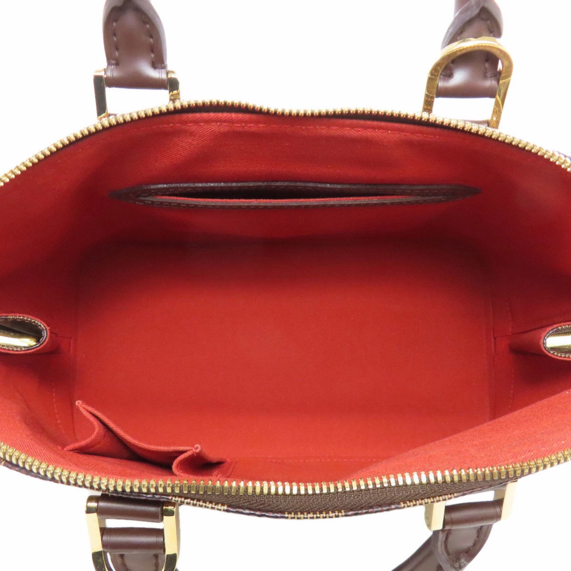 Louis Vuitton Ebene Damier Canvas Handbag (Pre-Owned)