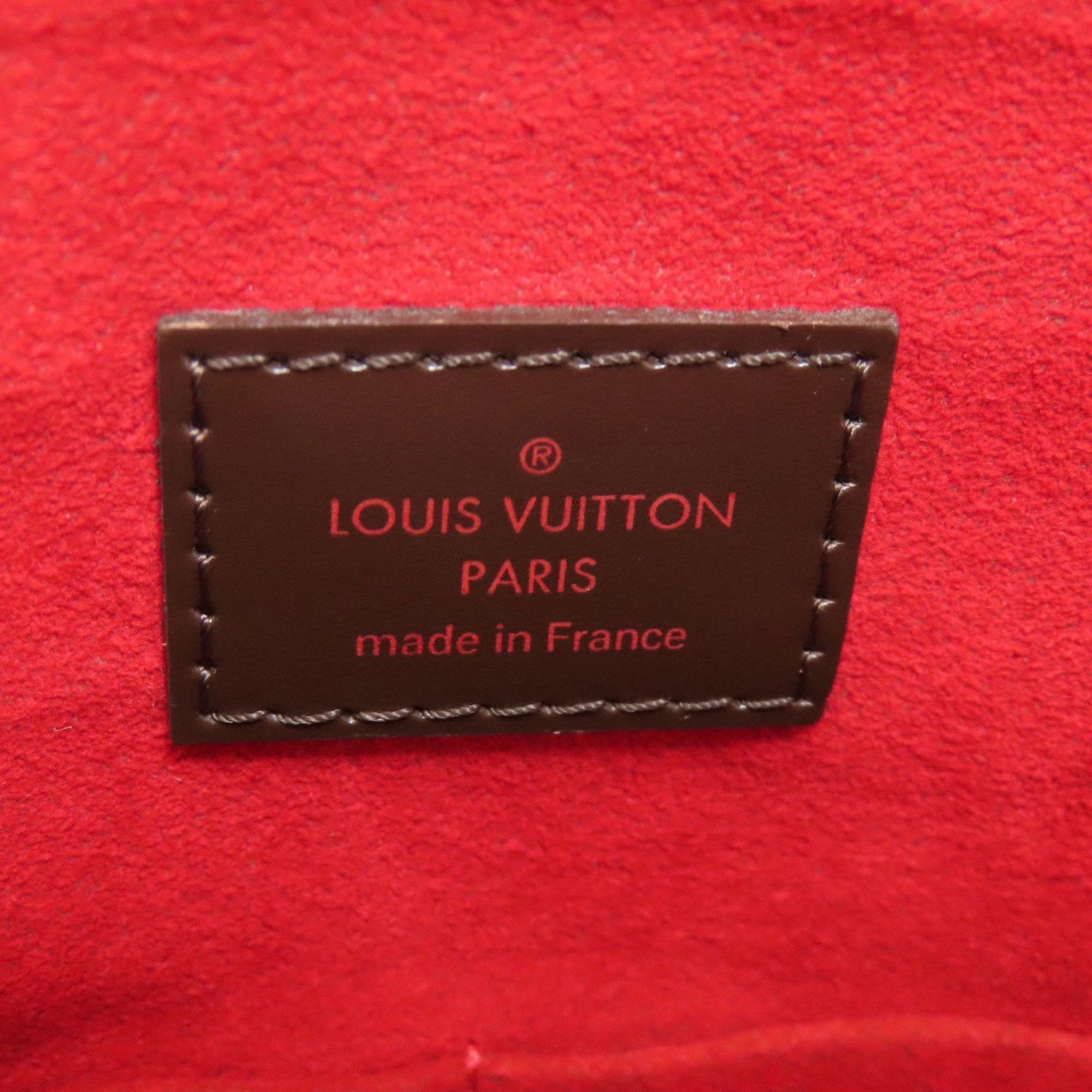 Louis Vuitton Ebene Damier Canvas Handbag (Pre-Owned)