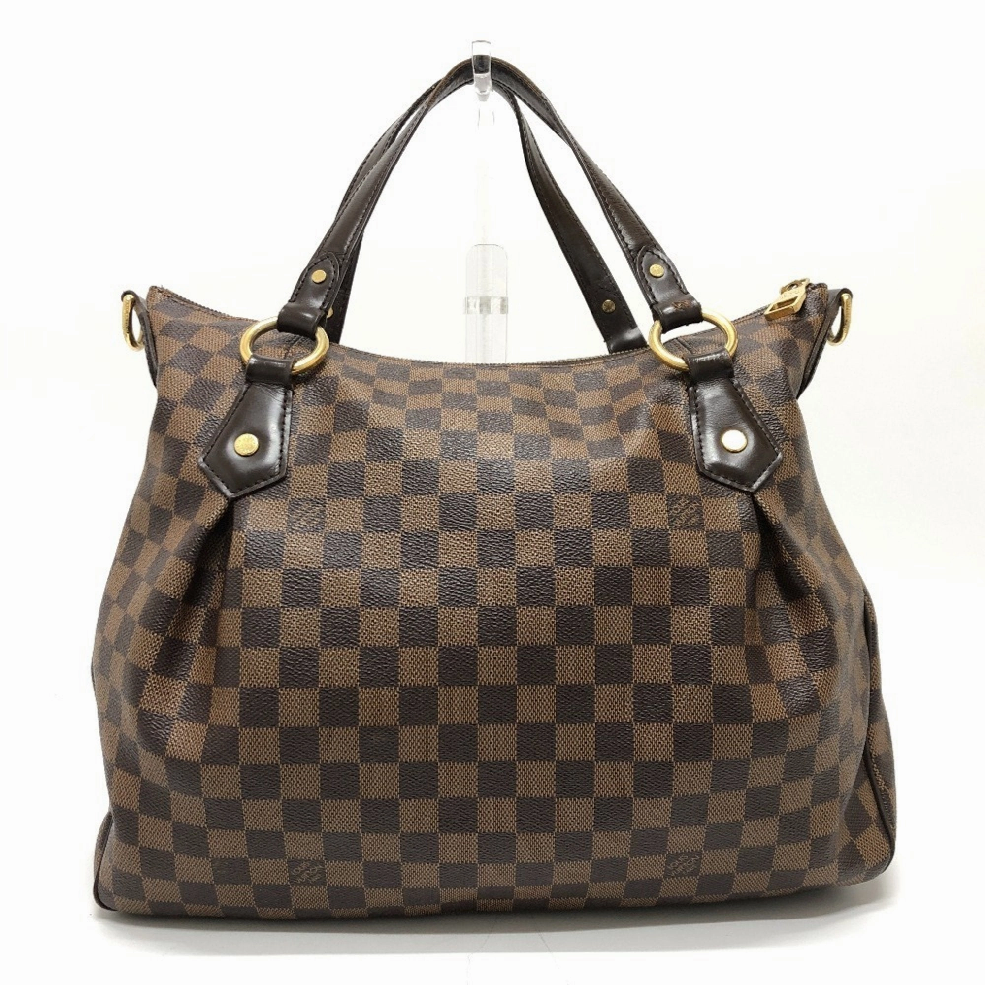 Louis Vuitton Ebene Galle Damier Canvas Handbag (Pre-Owned)
